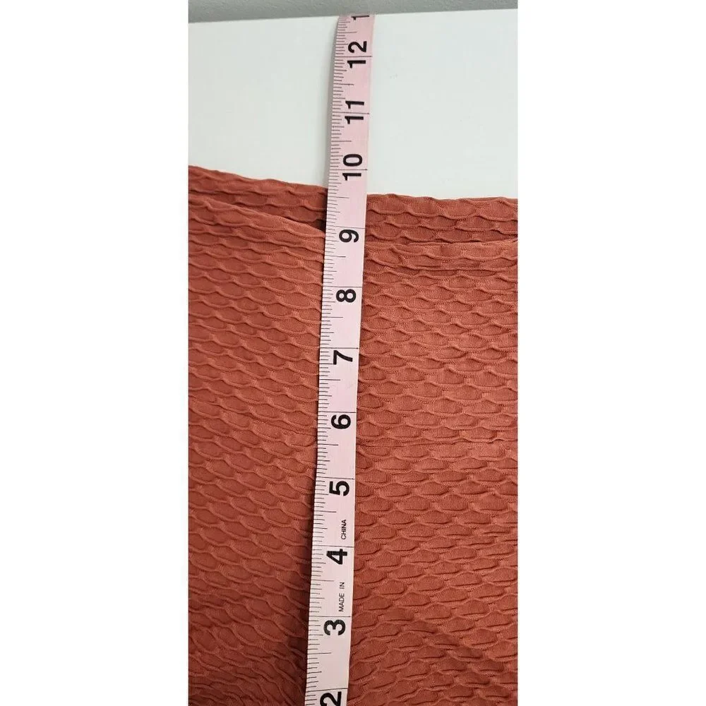 Booty By BraBants One Size Croco Leggings in Rust